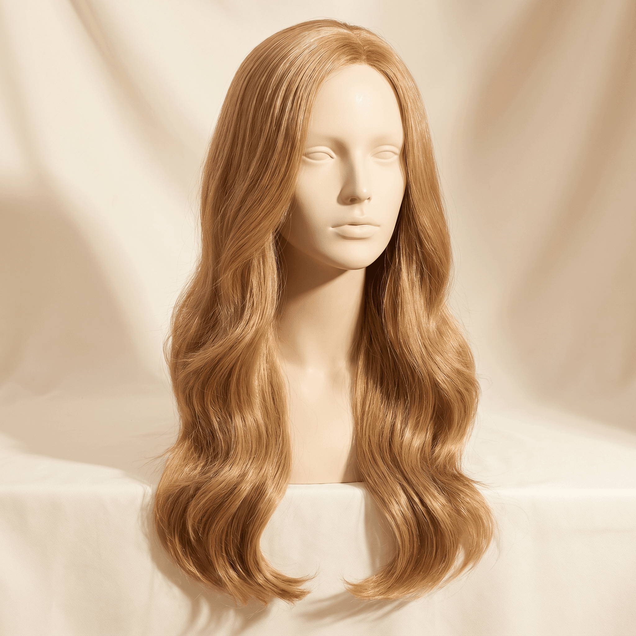 Custom wig on a mannequin