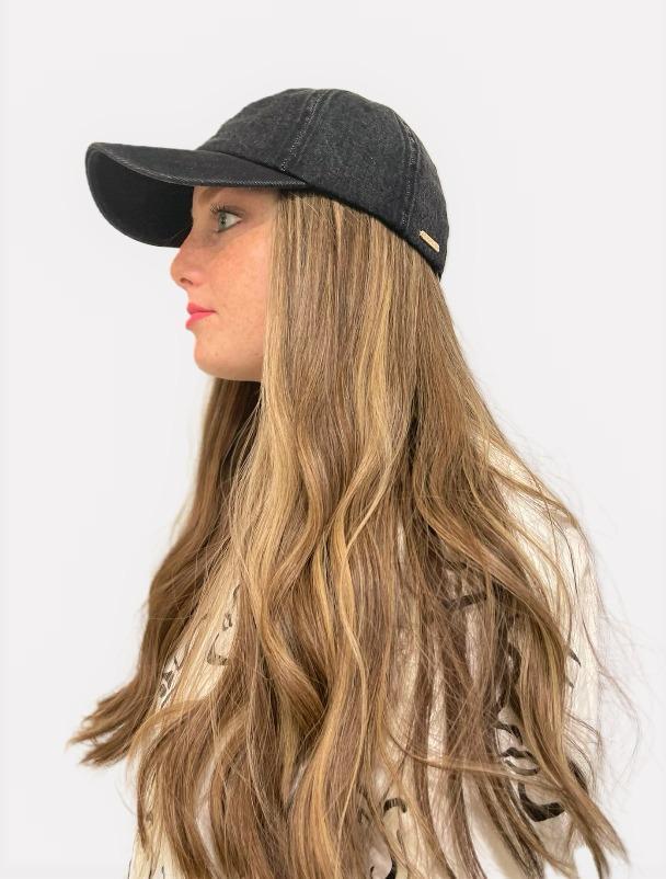 Denim Baseball Cap - Accessory by Rivky Wigs